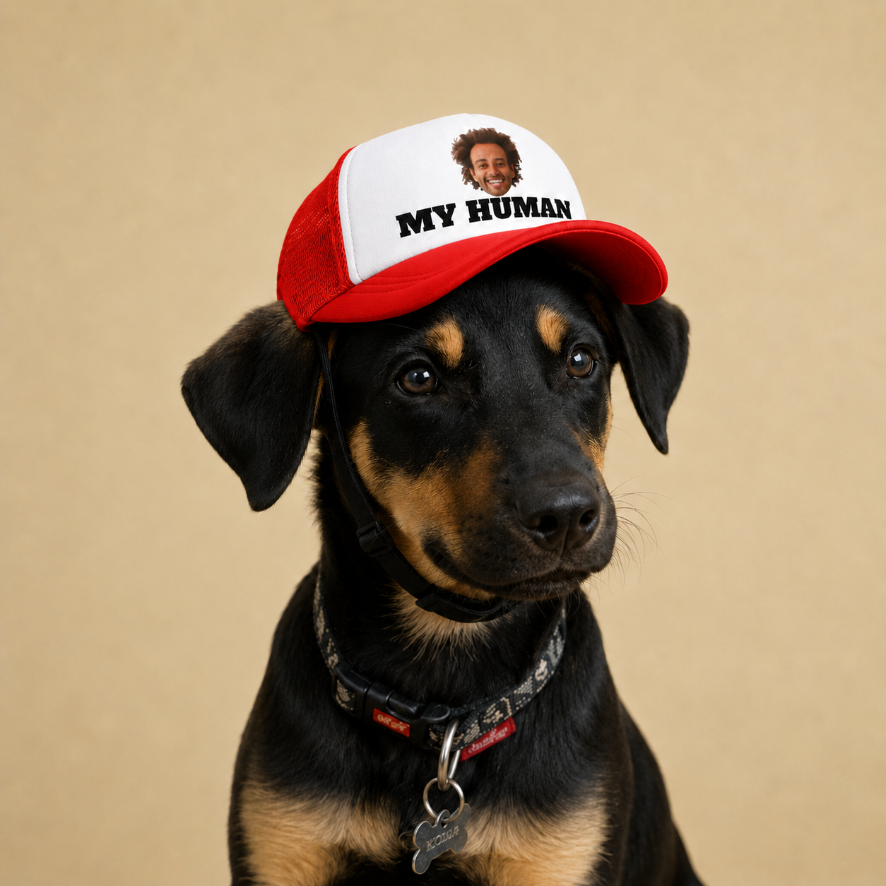 MatchPatch Dog Trucker Hat